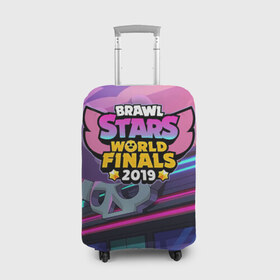 Чехол для чемодана 3D с принтом Brawl Stars World Finals 2019 , 86% полиэфир, 14% спандекс | двустороннее нанесение принта, прорези для ручек и колес | brawl | bs | clash line | fails | funny | leon | moments | stars | supercell | tick | бой | босс | бравл | броубол | бс | драка | звезд | осада | поззи | сейф | старс | цель