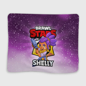 Плед 3D с принтом BRAWL STARS SHELLY , 100% полиэстер | закругленные углы, все края обработаны. Ткань не мнется и не растягивается | brawl stars | brawl stars shelly | brawler | shelly | бравл старз | бравлер | шелли