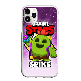 Чехол для iPhone 11 Pro матовый с принтом BRAWL STARS SPIKE , Силикон |  | brawl stars | brawl stars spike | brawler | spike | бравл старз | бравлер | спайк