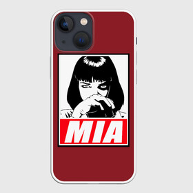 Чехол для iPhone 13 mini с принтом MIA ,  |  | pulp | pulp fiction | quentin tarantino | tarantino | квентин тарантино | кино | криминальное чтиво | тарантино | тарентино | торентино | торрентино | фильм | чтиво