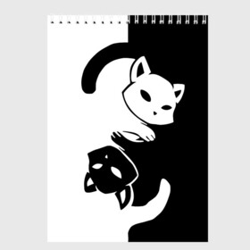 Скетчбук с принтом ДВА КОТА КУВЫРКАЮТСЯ , 100% бумага
 | 48 листов, плотность листов — 100 г/м2, плотность картонной обложки — 250 г/м2. Листы скреплены сверху удобной пружинной спиралью | black white | два кота кувыркаются | животные | котики | коты | черно белое