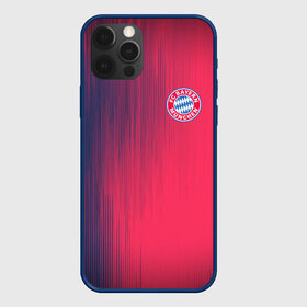 Чехол для iPhone 12 Pro с принтом FC Bayern Munchen (Bavaria). , силикон | область печати: задняя сторона чехла, без боковых панелей | fc bayern munchen | бавария | геометрия | спорт | текстура | футбол