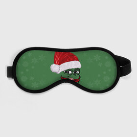 Маска для сна 3D с принтом Christmas Pepe , внешний слой — 100% полиэфир, внутренний слой — 100% хлопок, между ними — поролон |  | Тематика изображения на принте: 