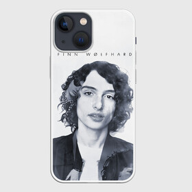 Чехол для iPhone 13 mini с принтом Финн Вулфард ,  |  | finn wolfhard | kid from it | kid fron stranger things | актёр | майк из очень странные де | мальчик из оно | мальчик из очень странные дела | ричи из оно | финн | финн вулфард