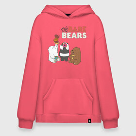 Худи SuperOversize хлопок с принтом baby Bears , 70% хлопок, 30% полиэстер, мягкий начес внутри | карман-кенгуру, эластичная резинка на манжетах и по нижней кромке, двухслойный капюшон
 | baby bears | bare bears | dsgngerzen | grizz | isebear | panpan | vdgerir