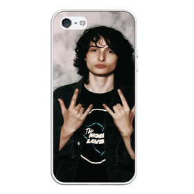 Чехол для iPhone 5/5S матовый с принтом finn wolfhard , Силикон | Область печати: задняя сторона чехла, без боковых панелей | finn wolfhard | очень странные дела | финн вулфард