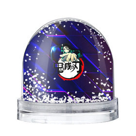 Снежный шар с принтом Kimetsu no Yaiba , Пластик | Изображение внутри шара печатается на глянцевой фотобумаге с двух сторон | 