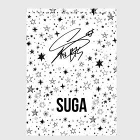 Скетчбук с принтом АВТОГРАФ SUGA BTS , 100% бумага
 | 48 листов, плотность листов — 100 г/м2, плотность картонной обложки — 250 г/м2. Листы скреплены сверху удобной пружинной спиралью | Тематика изображения на принте: bts | j hope | jimin | jin | jungkook | rm | signature. | suga | v | автограф | арэм | бтс | ви | джей хоуп | джин | чимин | чон чонгук | шуга