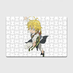 Пазл магнитный 126 элементов с принтом Meliodas , полимерный материал с магнитным слоем | 126 деталей, размер изделия —  180*270 мм | Тематика изображения на принте: deadly | dragon | meliodafu | meliodas | seven | sins | wrath | гнев | грехов | дракон | мелиодас | семь