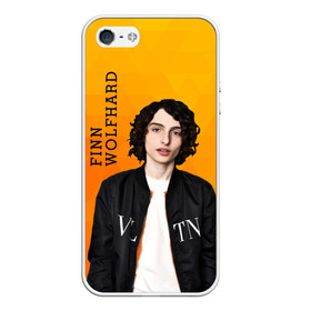 Чехол для iPhone 5/5S матовый с принтом finn wolfhard , Силикон | Область печати: задняя сторона чехла, без боковых панелей | finn wolfhard | очень странные дела | финн вулфард