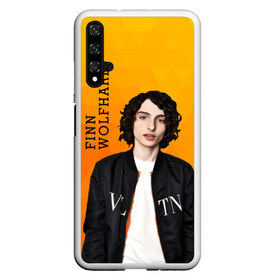 Чехол для Honor 20 с принтом finn wolfhard , Силикон | Область печати: задняя сторона чехла, без боковых панелей | Тематика изображения на принте: finn wolfhard | очень странные дела | финн вулфард