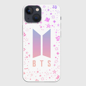 Чехол для iPhone 13 mini с принтом BTS ,  |  | bts | j hope | jimin | jin | jungkook | rm | signature. | suga | v | автограф | арэм | бтс | ви | джей хоуп | джин | чимин | чон чонгук | шуга