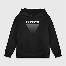 Детское худи Oversize хлопок с принтом Control Gradient Logo , френч-терри — 70% хлопок, 30% полиэстер. Мягкий теплый начес внутри —100% хлопок | боковые карманы, эластичные манжеты и нижняя кромка, капюшон на магнитной кнопке | Тематика изображения на принте: control | джесси | игра | контрол