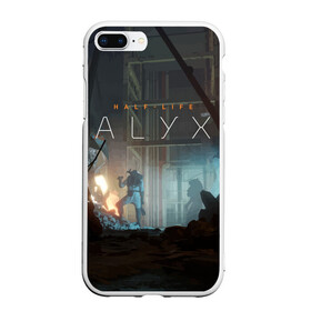 Чехол для iPhone 7Plus/8 Plus матовый с принтом HALF-LIFE ALYX , Силикон | Область печати: задняя сторона чехла, без боковых панелей | alex | alyx | freeman | g man | gman | gordon | half | half life | halflife | life | valve | алекс | аликс | вальв | вэльв | гордон | джи | лайф | мен | фримен | халф | халф лайф | халфлайф