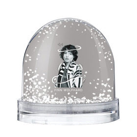 Снежный шар с принтом finn wolfhard , Пластик | Изображение внутри шара печатается на глянцевой фотобумаге с двух сторон | finn wolfhard | очень странные дела | финн вулфард