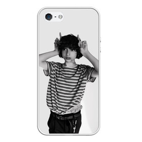 Чехол для iPhone 5/5S матовый с принтом finn wolfhard , Силикон | Область печати: задняя сторона чехла, без боковых панелей | finn wolfhard | очень странные дела | финн вулфард