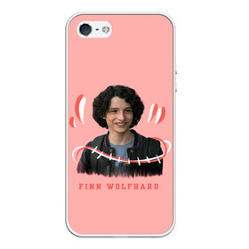 Чехол для iPhone 5/5S матовый с принтом finn wolfhard , Силикон | Область печати: задняя сторона чехла, без боковых панелей | finn wolfhard | очень странные дела | финн вулфард