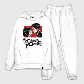 Мужской костюм хлопок OVERSIZE с принтом My Chemical Romance ,  |  | black parade | killjoy | mcr | my chemical romance | килджой