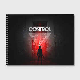 Альбом для рисования с принтом Control , 100% бумага
 | матовая бумага, плотность 200 мг. | control | джесси | игра | контрол