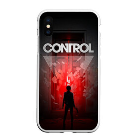 Чехол для iPhone XS Max матовый с принтом Control , Силикон | Область печати: задняя сторона чехла, без боковых панелей | control | джесси | игра | контрол