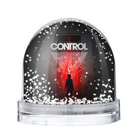 Снежный шар с принтом Control , Пластик | Изображение внутри шара печатается на глянцевой фотобумаге с двух сторон | control | джесси | игра | контрол
