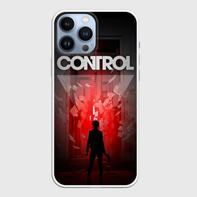 Чехол для iPhone 13 Pro Max с принтом Control Джесси перед красным свечением ,  |  | control | джесси | игра | контрол
