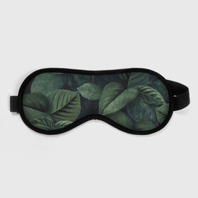 Маска для сна 3D с принтом Лесная маскировка , внешний слой — 100% полиэфир, внутренний слой — 100% хлопок, между ними — поролон |  | branch | foliage | leafy | nature | ветка | веточка | зеленый | лист | листочки | листья | природа | черный