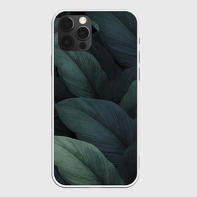 Чехол для iPhone 12 Pro Max с принтом Тропическая маскировка , Силикон |  | branch | foliage | leafy | nature | ветка | веточка | зеленый | лист | листочки | листья | природа | черный