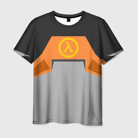 Мужская футболка 3D с принтом Half-Life:Alyx , 100% полиэфир | прямой крой, круглый вырез горловины, длина до линии бедер | 