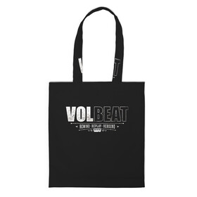 Шоппер 3D с принтом Volbeat , 100% полиэстер | Плотность: 200 г/м2; Размер: 34×35 см; Высота лямок: 30 см | groove metal | hardcore | psychobilly | rebound | replay | rewind | volbeat | волбит