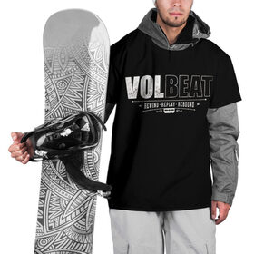 Накидка на куртку 3D с принтом Volbeat , 100% полиэстер |  | groove metal | hardcore | psychobilly | rebound | replay | rewind | volbeat | волбит