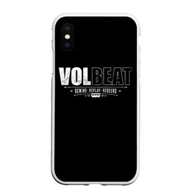 Чехол для iPhone XS Max матовый с принтом Volbeat , Силикон | Область печати: задняя сторона чехла, без боковых панелей | groove metal | hardcore | psychobilly | rebound | replay | rewind | volbeat | волбит
