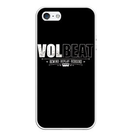 Чехол для iPhone 5/5S матовый с принтом Volbeat , Силикон | Область печати: задняя сторона чехла, без боковых панелей | groove metal | hardcore | psychobilly | rebound | replay | rewind | volbeat | волбит