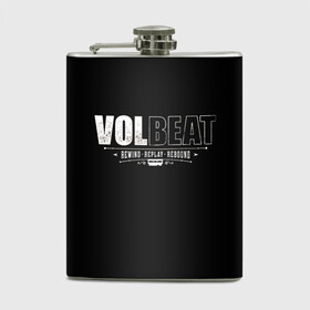 Фляга с принтом Volbeat , металлический корпус | емкость 0,22 л, размер 125 х 94 мм. Виниловая наклейка запечатывается полностью | groove metal | hardcore | psychobilly | rebound | replay | rewind | volbeat | волбит