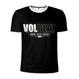 Мужская футболка 3D спортивная с принтом Volbeat , 100% полиэстер с улучшенными характеристиками | приталенный силуэт, круглая горловина, широкие плечи, сужается к линии бедра | Тематика изображения на принте: groove metal | hardcore | psychobilly | rebound | replay | rewind | volbeat | волбит