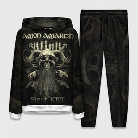 Женский костюм 3D (с толстовкой) с принтом Amon Amarth ,  |  | amon amarth | metal | викинг метал | группы | дэт метал | метал | музыка | рок