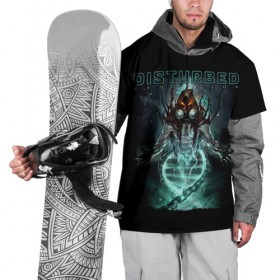Накидка на куртку 3D с принтом Disturbed , 100% полиэстер |  | asylum | disturbed | heavy metal | immortalized | the guy | the lost children | группы | метал | рок
