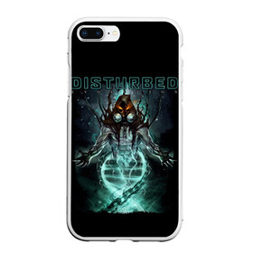 Чехол для iPhone 7Plus/8 Plus матовый с принтом Disturbed , Силикон | Область печати: задняя сторона чехла, без боковых панелей | Тематика изображения на принте: asylum | disturbed | heavy metal | immortalized | the guy | the lost children | группы | метал | рок