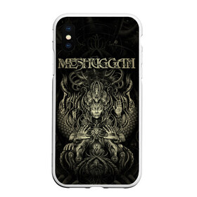 Чехол для iPhone XS Max матовый с принтом Meshuggah , Силикон | Область печати: задняя сторона чехла, без боковых панелей | djent | jens kidman | meshuggah | metal | грув метал | группы | метал | мешуга | музыка | рок