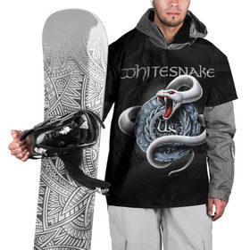 Накидка на куртку 3D с принтом Whitesnake , 100% полиэстер |  | Тематика изображения на принте: whitesnake | группы | метал | рок | хард рок | хеви метал