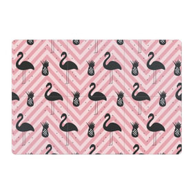Магнитный плакат 3Х2 с принтом Черный фламинго , Полимерный материал с магнитным слоем | 6 деталей размером 9*9 см | animal | bird | flamingo | pink | pnik flamingo | животные | птицы | розовый | розовый фламинго | фламинго