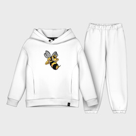 Детский костюм хлопок Oversize с принтом Злая Пчела ,  |  | злая пчела | пчела | рисунок