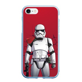 Чехол для iPhone 7/8 матовый с принтом Stormtrooper , Силикон | Область печати: задняя сторона чехла, без боковых панелей | 