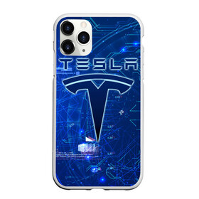 Чехол для iPhone 11 Pro матовый с принтом Tesla , Силикон |  | cybertruck | elon reeve musk | model 3 | pickup | tech | technology | tesla | грузовик | илон маск | кибер | моторс | пикап | тесла