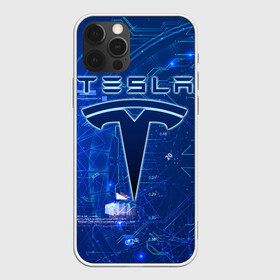Чехол для iPhone 12 Pro с принтом Tesla , силикон | область печати: задняя сторона чехла, без боковых панелей | cybertruck | elon reeve musk | model 3 | pickup | tech | technology | tesla | грузовик | илон маск | кибер | моторс | пикап | тесла