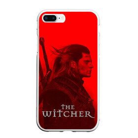 Чехол для iPhone 7Plus/8 Plus матовый с принтом The Witcher , Силикон | Область печати: задняя сторона чехла, без боковых панелей | gerald | geralt | henry cavill | netflix | the witcher | wild hunt | witcher | ведьмак | ведьмак сериал | генри кавилл | геральд | дикая охота | нетфликс