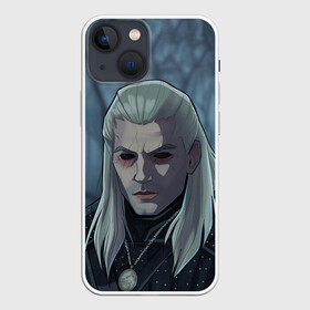 Чехол для iPhone 13 mini с принтом НЕТФЛИКС ВЕДЬМАК ,  |  | gerald | geralt | henry cavill | netflix | the witcher | wild hunt | witcher | ведьмак | ведьмак сериал | генри кавилл | геральд | дикая охота | нетфликс