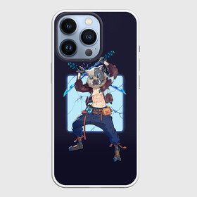 Чехол для iPhone 13 Pro с принтом Иноске Хашибира ,  |  | anime | cyberpunk | kawaii | kimetsu no yaiba | nezuko | аниме | арт | девушка | демон | демонесса | иноске | каваи | камадо | киберпанк | клинок рассекающий демонов | маска | незуко