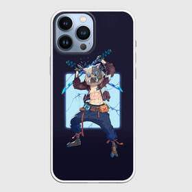 Чехол для iPhone 13 Pro Max с принтом Иноске Хашибира ,  |  | anime | cyberpunk | kawaii | kimetsu no yaiba | nezuko | аниме | арт | девушка | демон | демонесса | иноске | каваи | камадо | киберпанк | клинок рассекающий демонов | маска | незуко