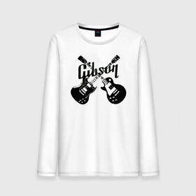 Мужской лонгслив хлопок с принтом Gibson , 100% хлопок |  | custom guitar | gibson | gibson usa | grover | guitar | hard rock | les paul | lespol | metal | punk | rock | sg | sg300 | sg400 | гибсон | гитара | гитары | лес пол | леспаул | леспол | панк | рок | хард рок | хардрок